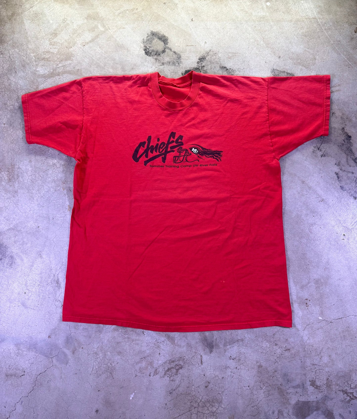 (XL)90s Chiefs Training Camp short sleeve t shirt
