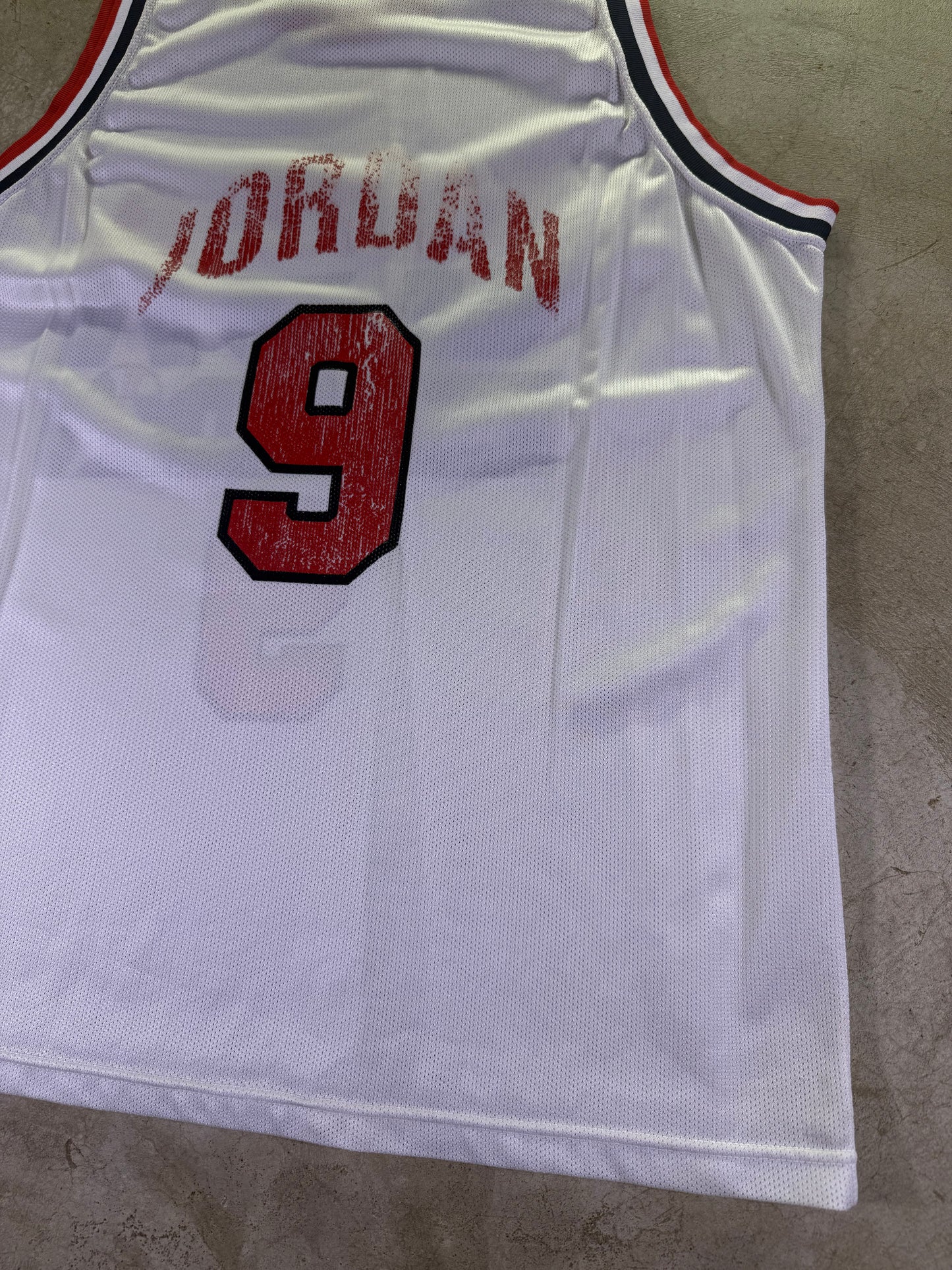 (XL)48 Champion Dream Team USA Olympics Basketball Jersey Jordan #9