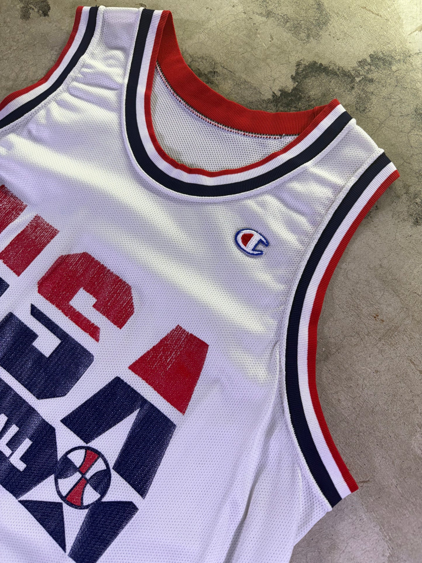 (XL)48 Champion Dream Team USA Olympics Basketball Jersey Jordan #9