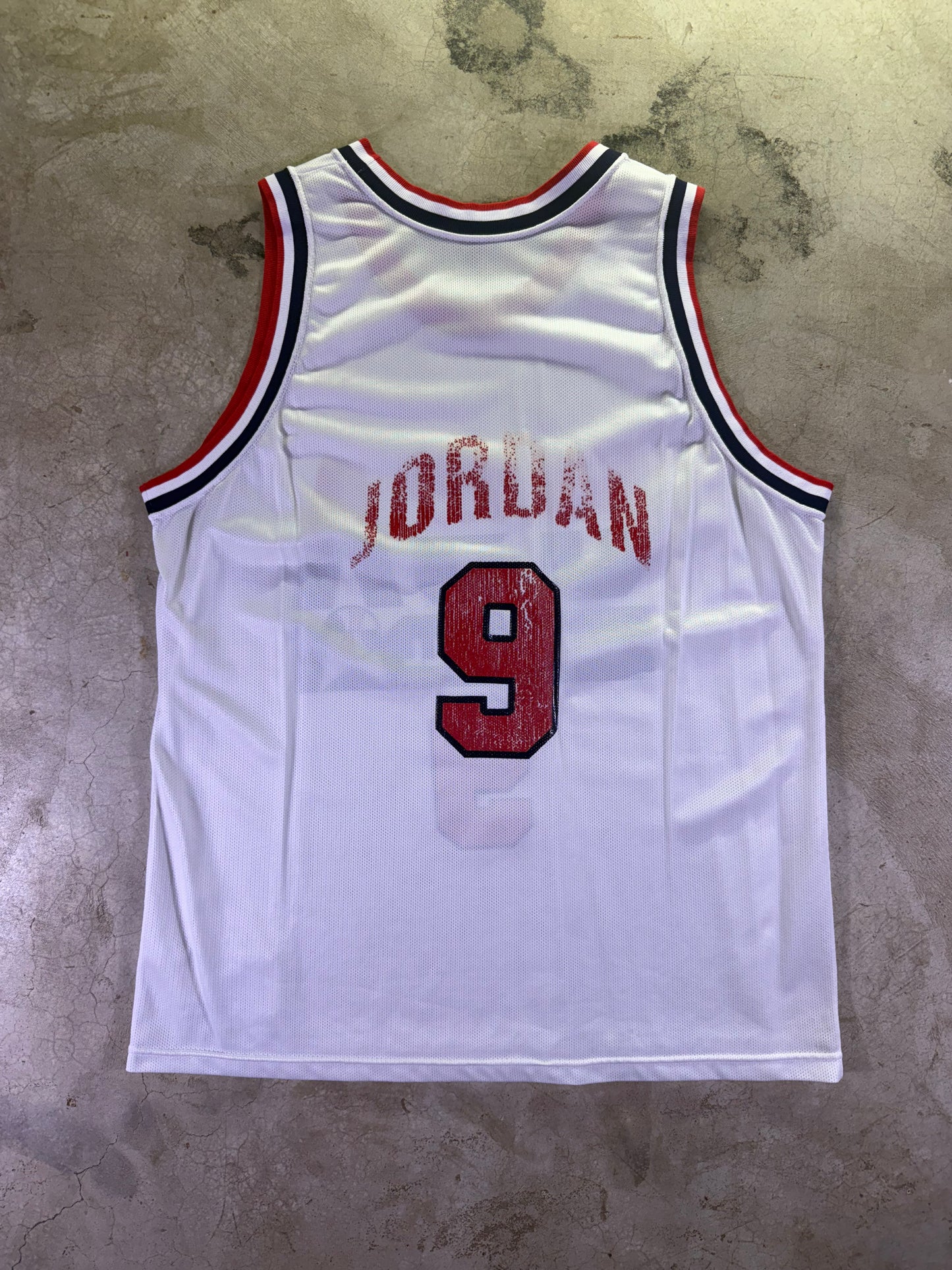 (XL)48 Champion Dream Team USA Olympics Basketball Jersey Jordan #9