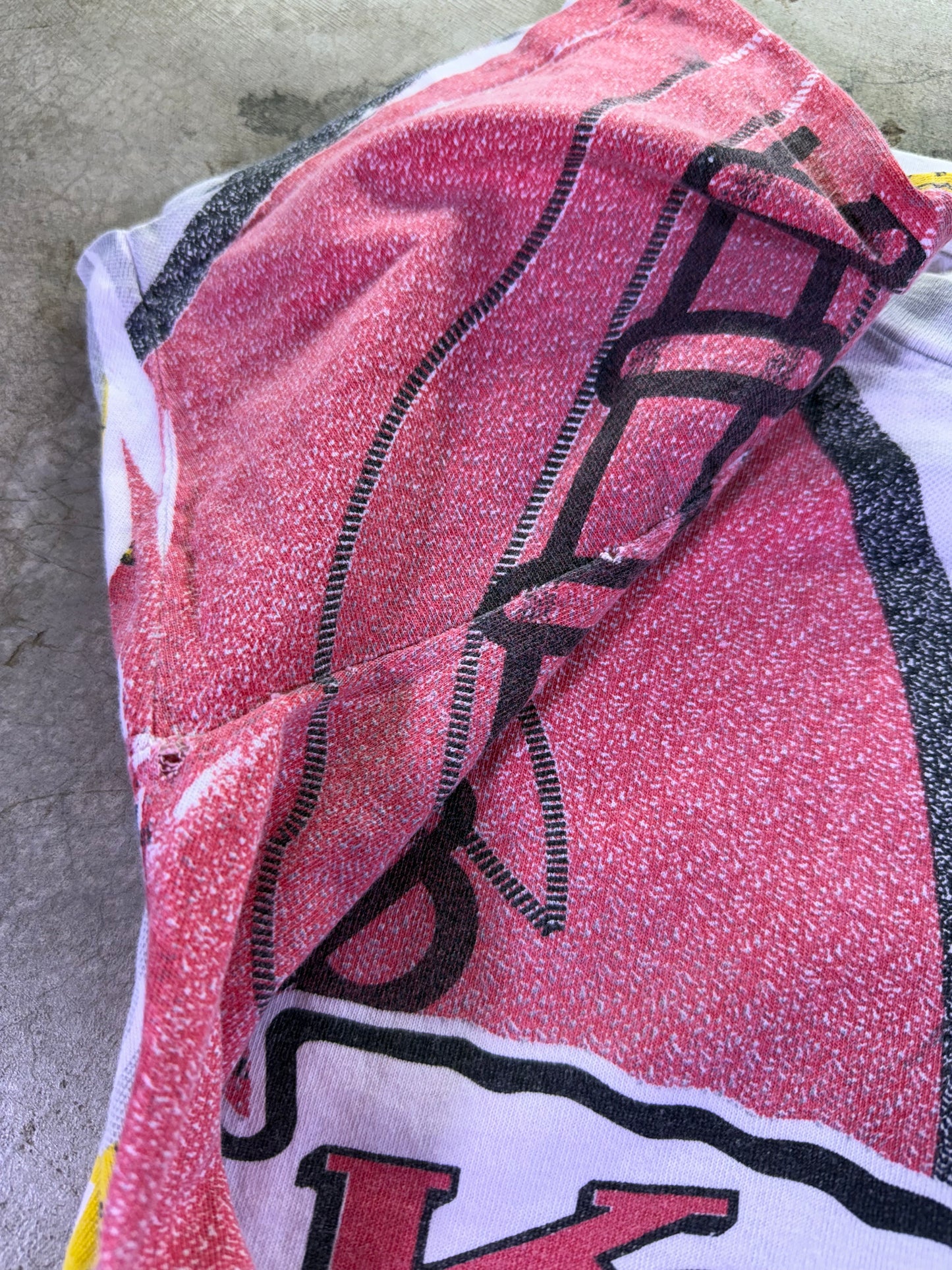 (L) 1995 NFL x All Out Sports Warfields Apparel AOP T-shirt