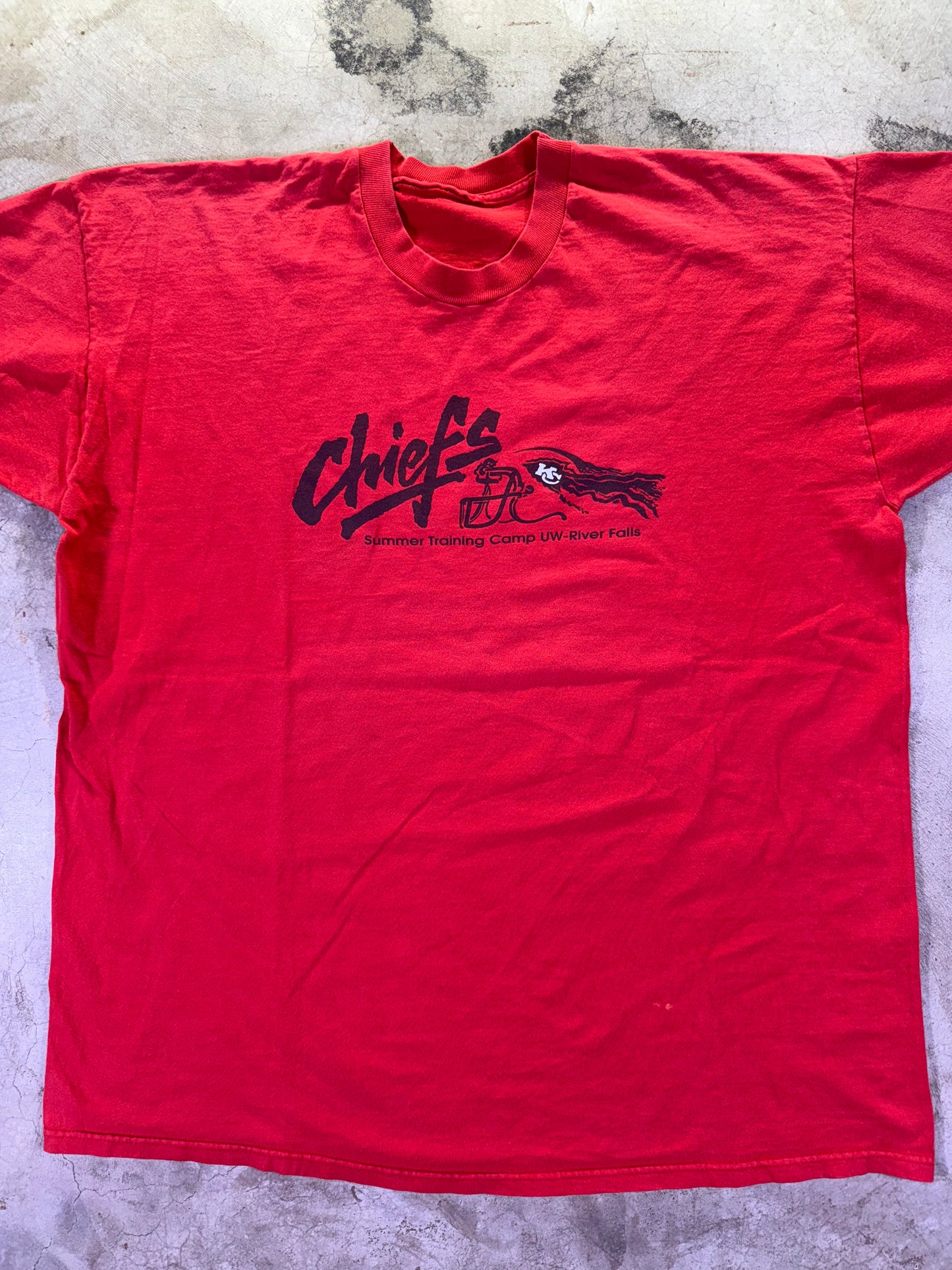 (XL)90s Chiefs Training Camp short sleeve t shirt