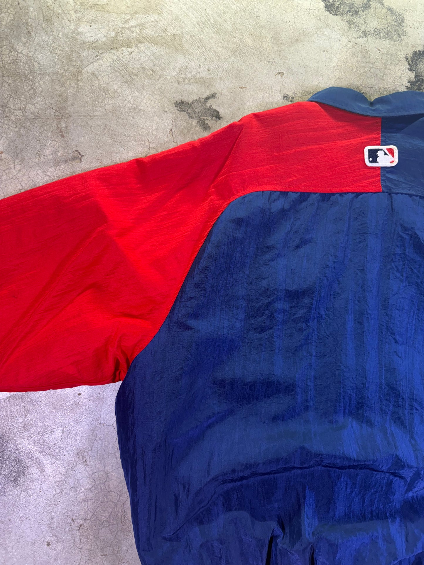 (XL) Starter x MLB Cleveland Indians Baseball Button Up Jacket