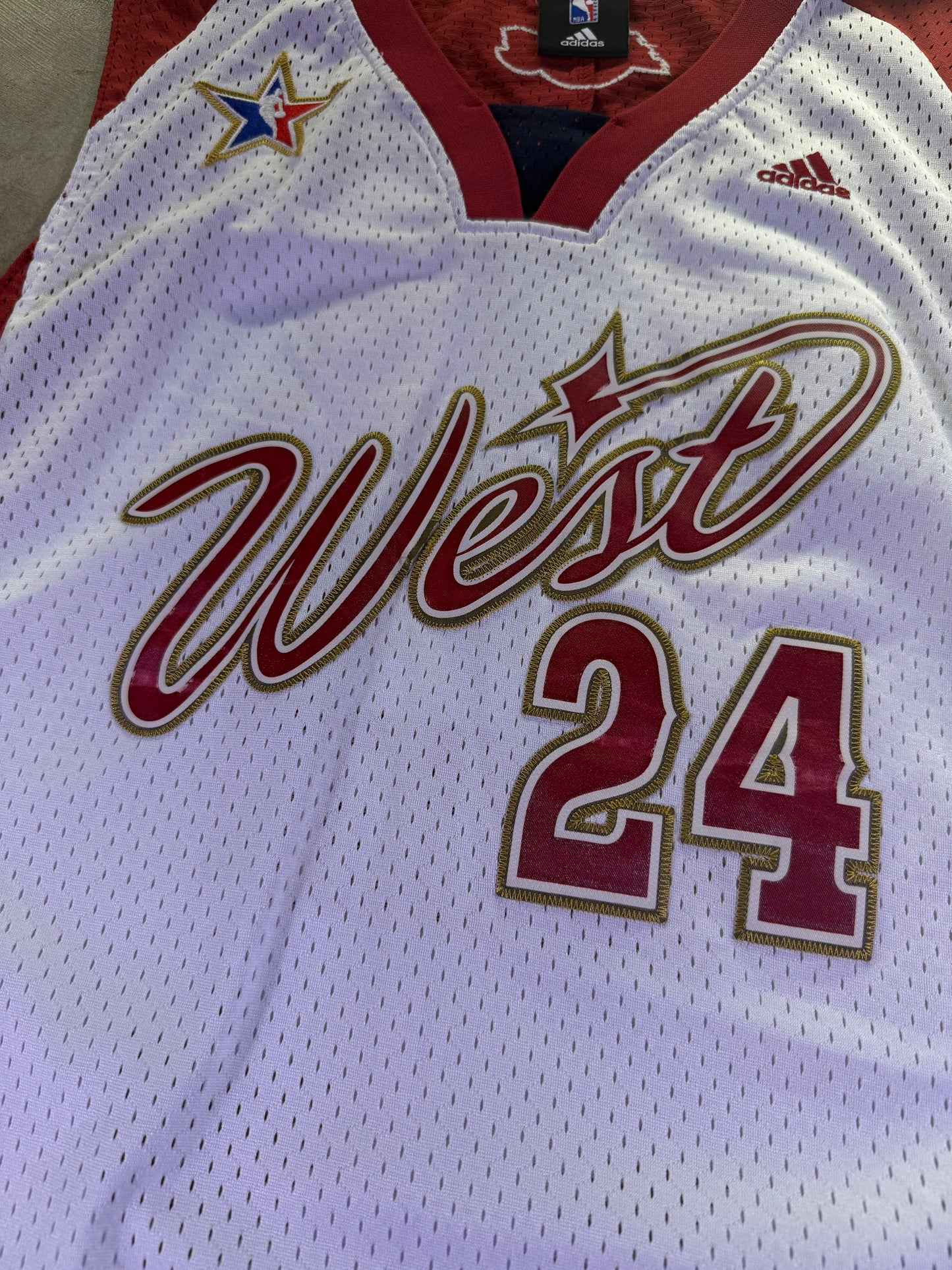 (L)Adidas x NBA 2007 All Star ‘West’ Lakers Jersey Bryant #24
