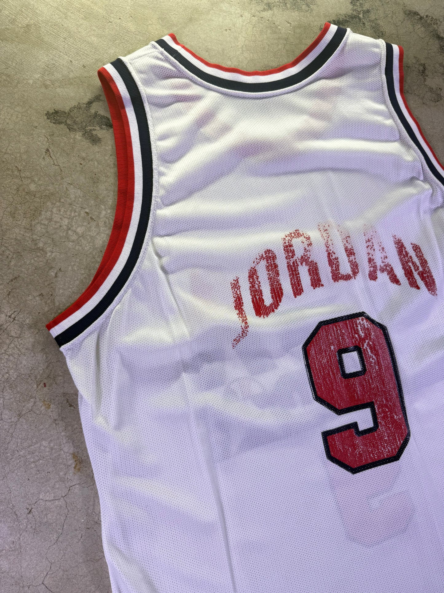 (XL)48 Champion Dream Team USA Olympics Basketball Jersey Jordan #9