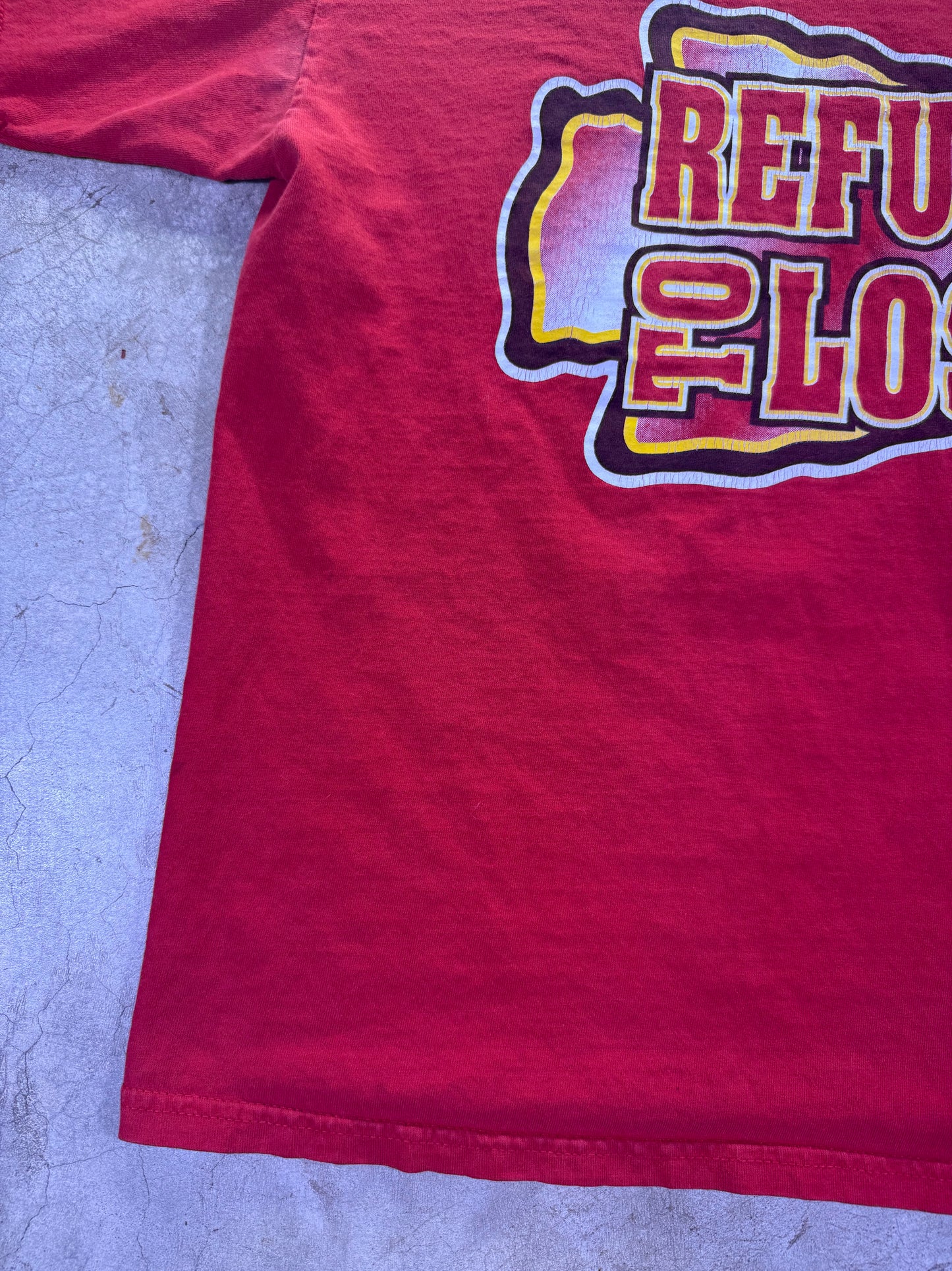 (XL)Y2K ‘Refuse To Lose’ Kansas City Chiefs T Shirt