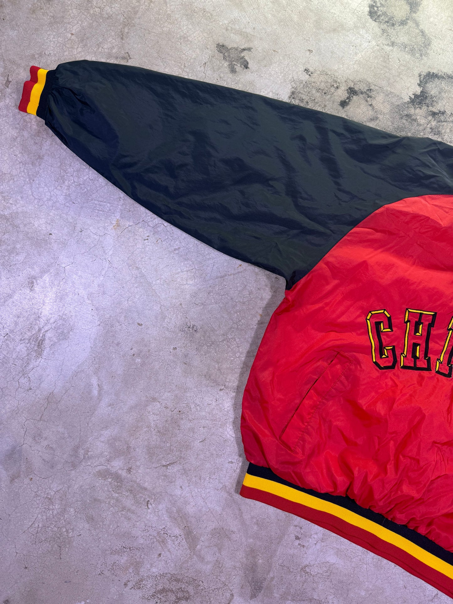 (M) Chalkline x NFL Kansas City Chiefs 1/4 zip windbreaker