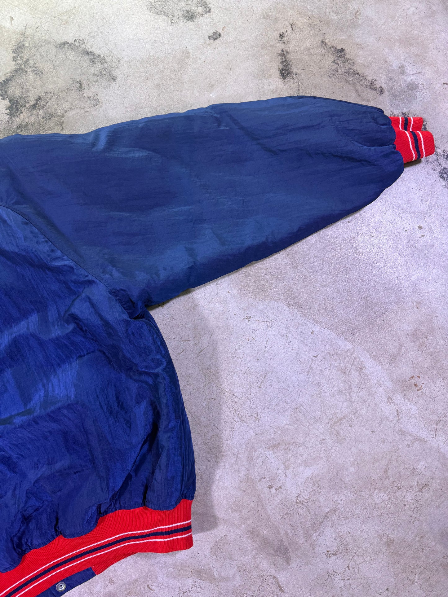 (XL) Starter x MLB Cleveland Indians Baseball Button Up Jacket