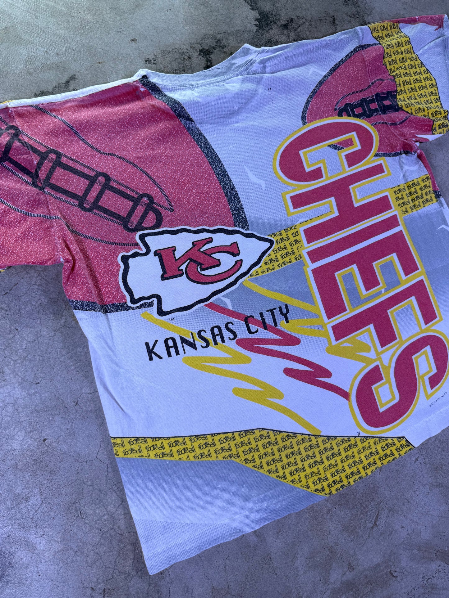 (L) 1995 NFL x All Out Sports Warfields Apparel AOP T-shirt