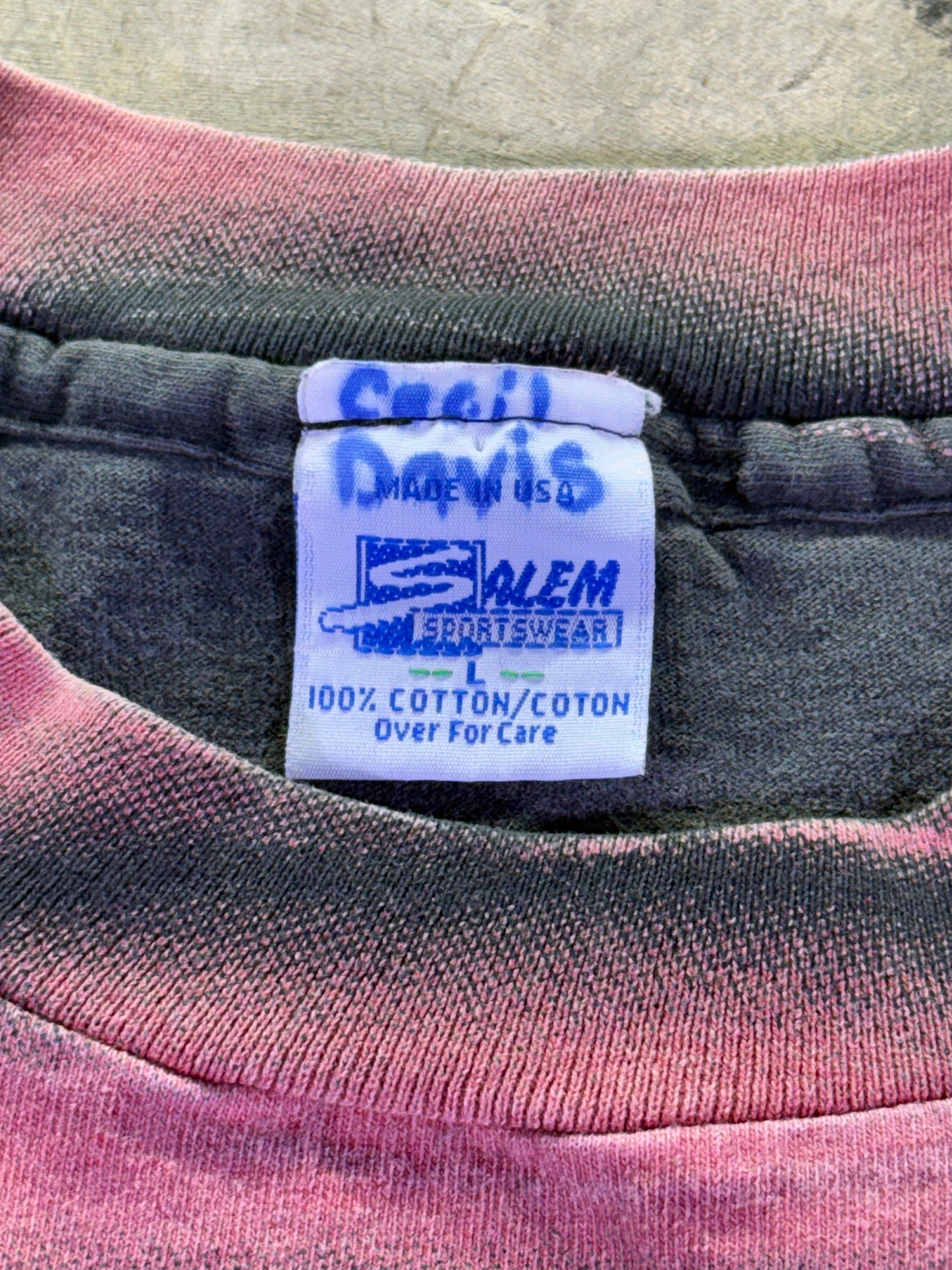 (L) 1993 NFL x Salem Sportswear KC Chiefs Shadow AOP T-Shirt