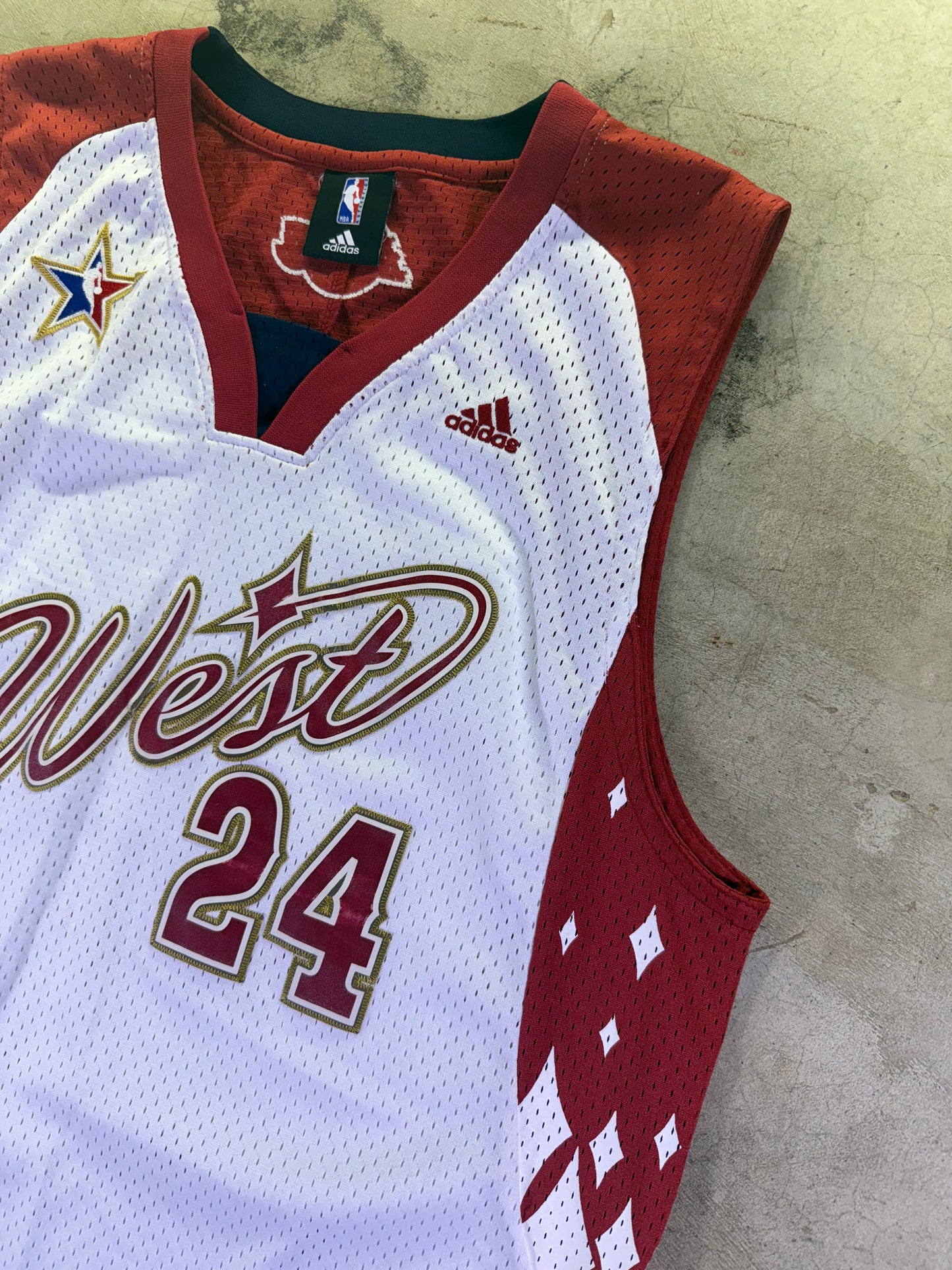 (L)Adidas x NBA 2007 All Star ‘West’ Lakers Jersey Bryant #24