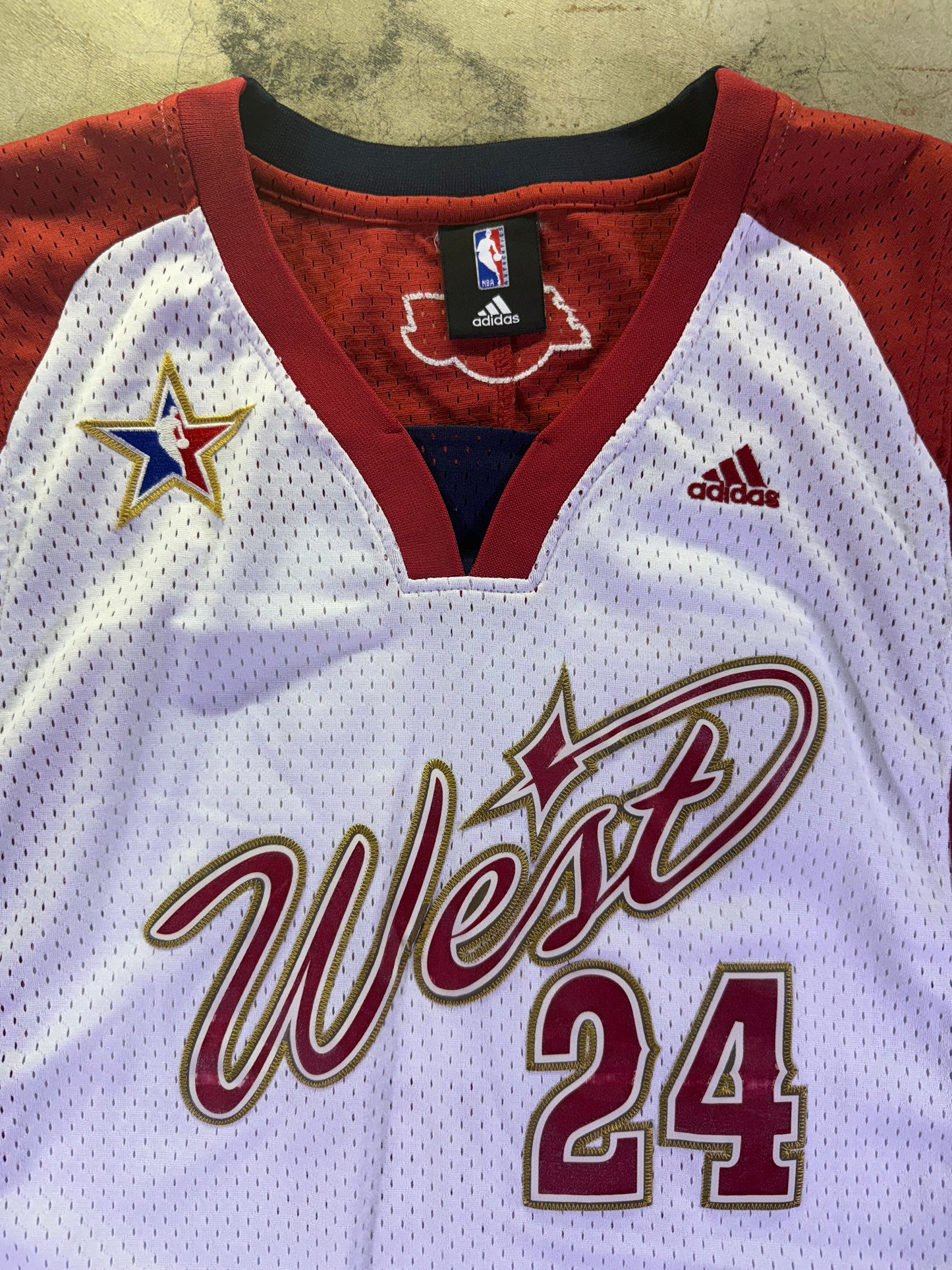 (L)Adidas x NBA 2007 All Star ‘West’ Lakers Jersey Bryant #24