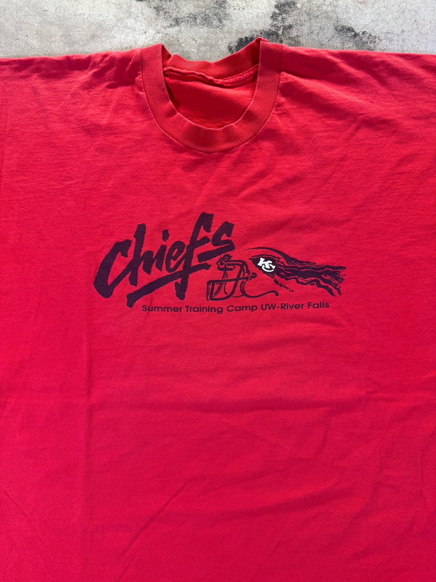 (XL)90s Chiefs Training Camp short sleeve t shirt