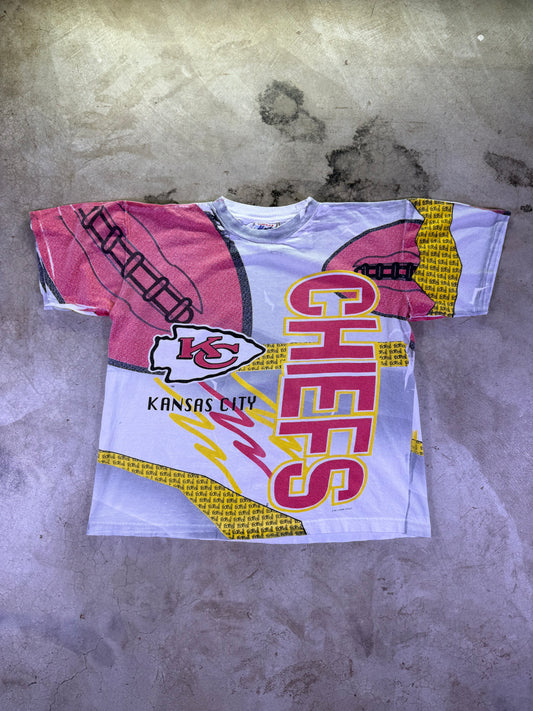 (L) 1995 NFL x All Out Sports Warfields Apparel AOP T-shirt