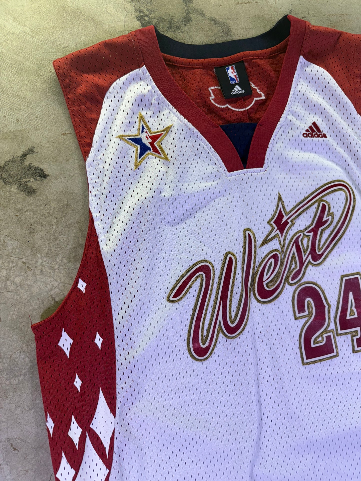 (L)Adidas x NBA 2007 All Star ‘West’ Lakers Jersey Bryant #24