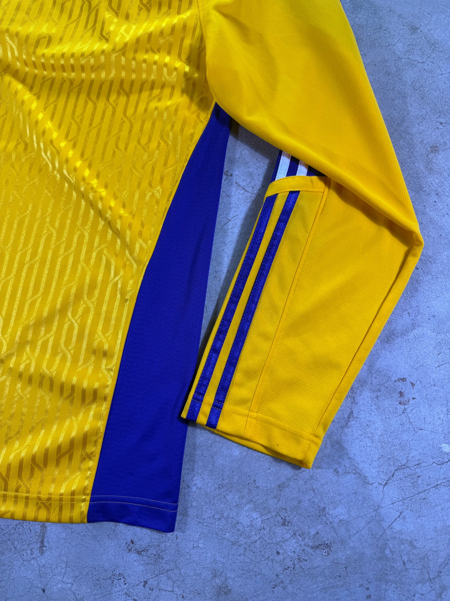 (XL) Adidas x NBA Los Angeles Lakers Euro League Long Sleeve Shirt Warmup Jersey